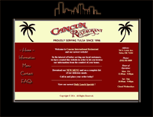 Tablet Screenshot of eatatcancun.com